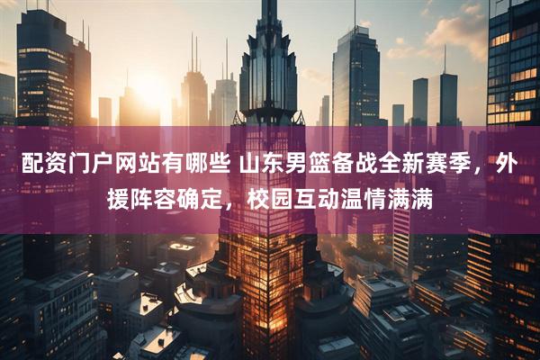 配资门户网站有哪些 山东男篮备战全新赛季，外援阵容确定，校园互动温情满满