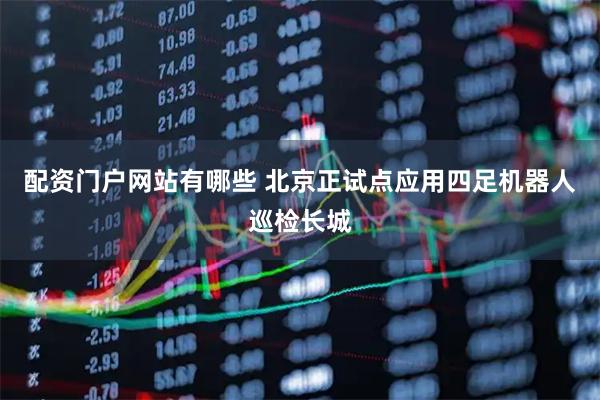 配资门户网站有哪些 北京正试点应用四足机器人巡检长城